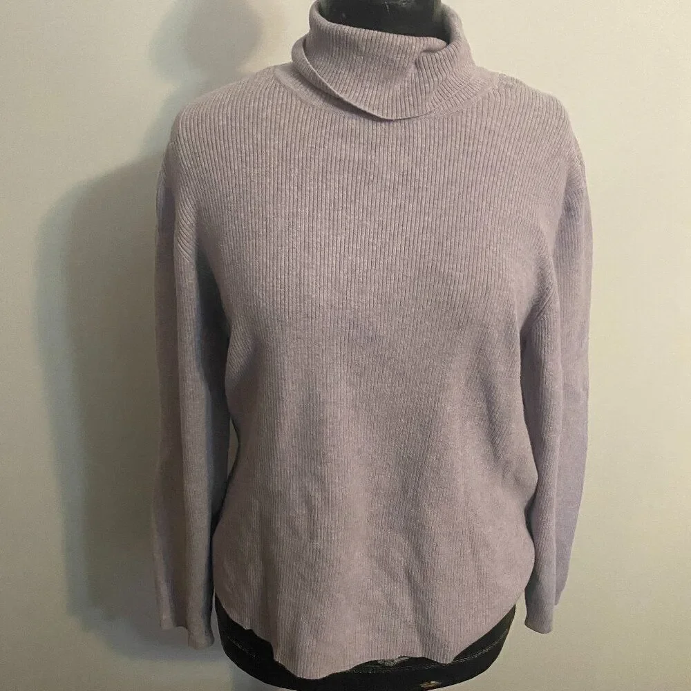 Old Navy Lavender Knit turtleneck sweater, size XXL